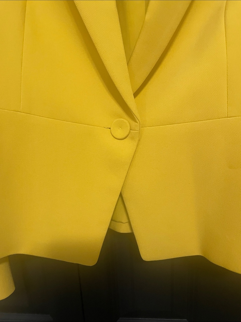 Yellow Single-Button Blazer - Picture 3 of 6